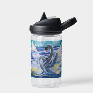 Schwäne "Kunst von Kindern" Trinkflasche