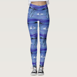 Schwäne Leggings