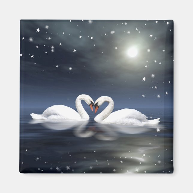 Schwäne Magnet (Vorne)