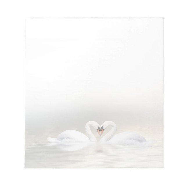 Schwäne Notizblock (Vorderseite)