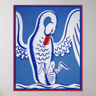 Schwäne Poster
