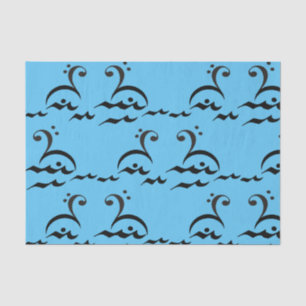 Schwäne, Swan Lake, Musiksymbole, Musiklehrer Seidenpapier
