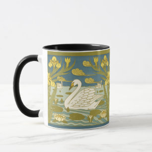 Schwäne und Schwertlilien Tasse