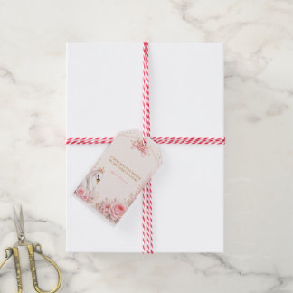 Schwanenprinzessin Pink Fairy Tale Geburtstagspart Geschenkanhänger