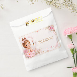 Schwanenprinzessin Pinke Märchen Geburtstagsfeier Geschenktütchen