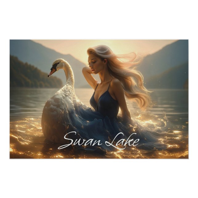 SCHWANENSEE - BALLETT & TANZ -  POSTER (Vorderseite)