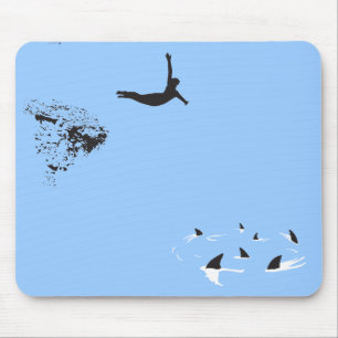 Schwanentauchung Mousepad