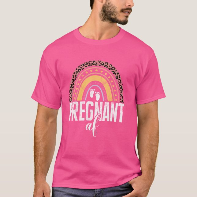Schwangere AF Kinderdusche T-Shirt (Vorderseite)