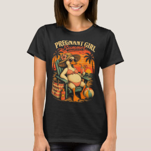 Schwangere Frauen Mädchen Sommer lustige Ente Baby T-Shirt