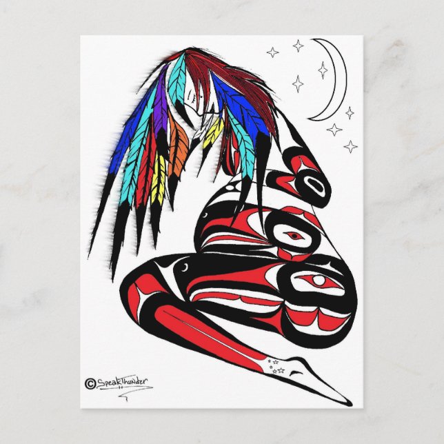 Schwangere indische Frauen Ankündigungspostkarte (Vorderseite)