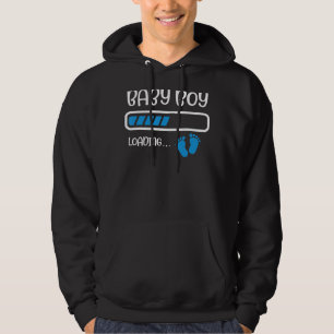Schwangere Junge Mutter Baby Boy Loading Geschlech Hoodie