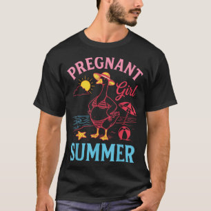 Schwangere Mädchen Sommer Lustige Babynamchündigun T-Shirt