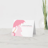 Schwangere Mama-Baby-Dusche danken Ihnen