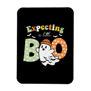 Schwangere werdende Mutter Little Boo Lustiger Hal Magnet