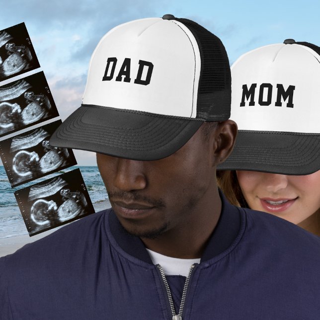 Schwangerschaft Ankündigung Baby Reveal Vater Truckerkappe (Von Creator hochgeladen)