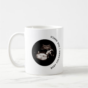 Schwangerschaft Ankündigung Baby Sonogram Foto Kaffeetasse