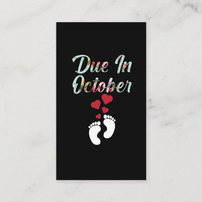 Schwangerschaft Ankündigung erwartet Baby Datum Ok (Vorderseite)