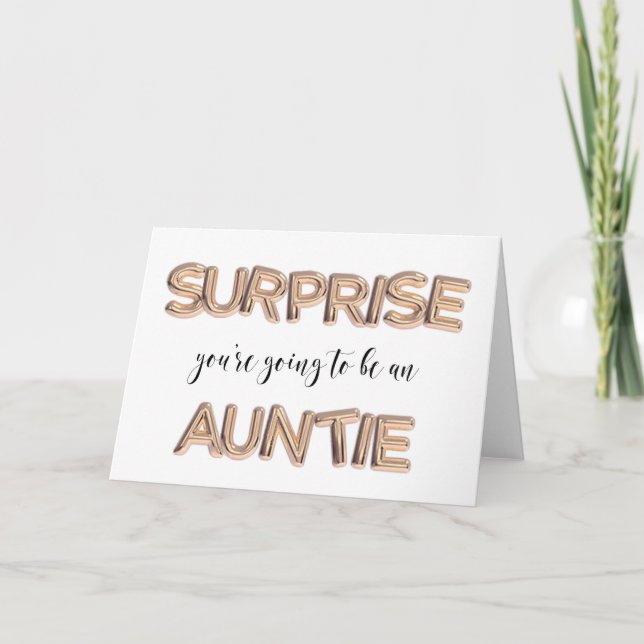 Schwangerschaft Ankündigung für Schwestertum! (Vorderseite)