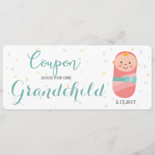 Schwangerschaft Announcement Coral Aquamarin Baby Ankündigung