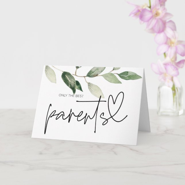 Schwangerschaft Baby Reveal Eltern Großeltern zu C Karte (Orchidee)