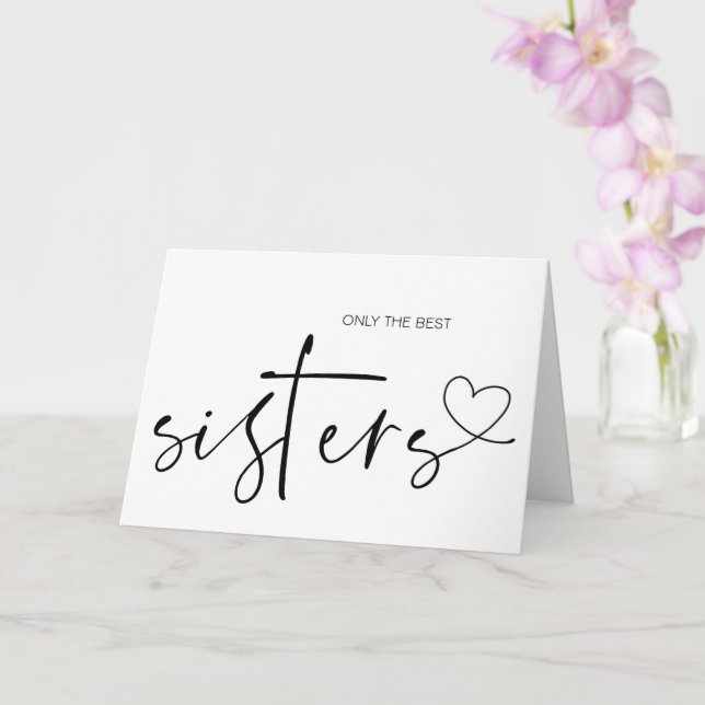 Schwangerschaft Baby Reveal Geschenk für meine Sch Karte (Orchidee)