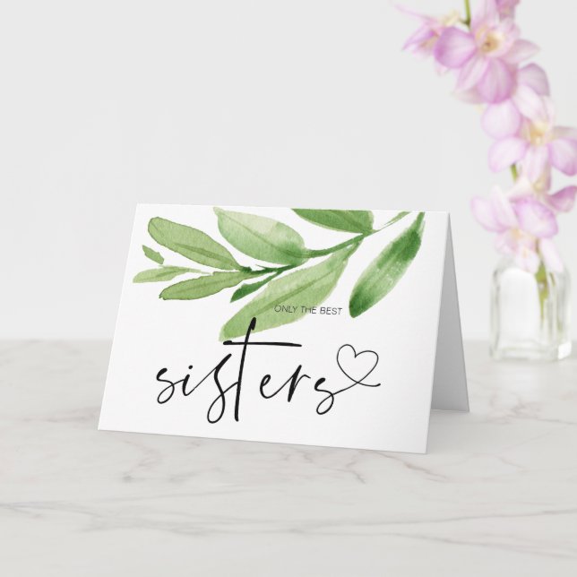 Schwangerschaft Baby Reveal Geschenk für meine Sch Karte (Orchidee)