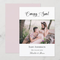 Schwangerschaft bald schwanger Baby Foto pink