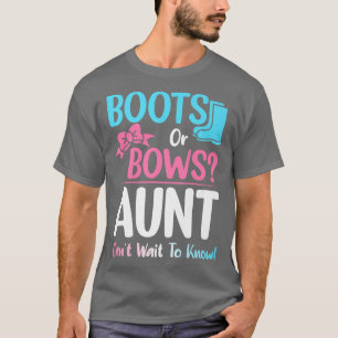 Schwangerschaft bei Stiefeln oder Bows Tante T-Shirt