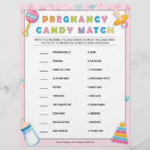 Schwangerschaft Candy Match [Baby Basics Pink]