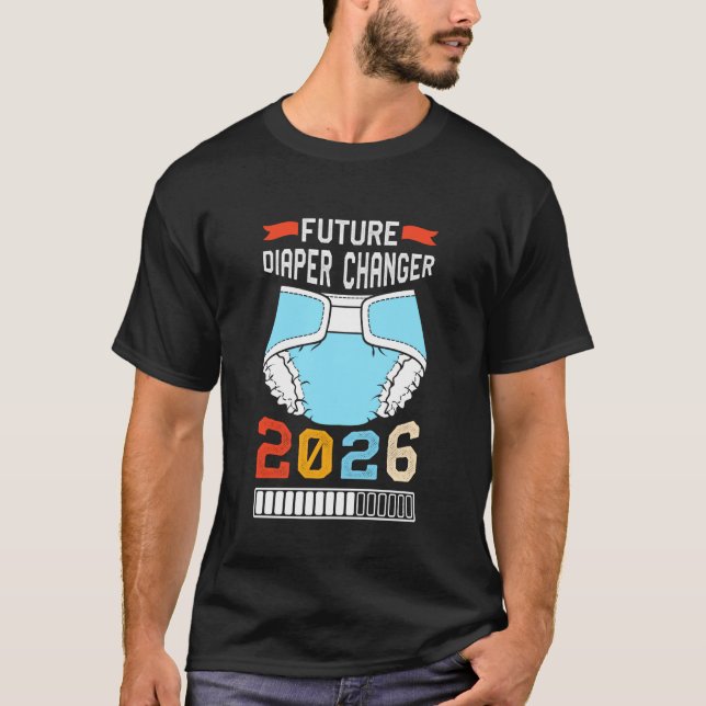 Schwangerschaft FUTURE WINDELWECHSLER Lustig bald  T-Shirt (Vorderseite)