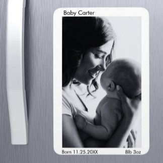 Schwangerschaft Geburtsankündigung - Benutzerdefin Magnet