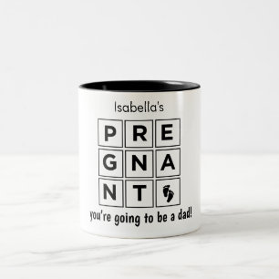 Schwangerschaft Ihrer Ehefrau Zweifarbige Tasse