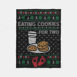 Schwangerschaft Junge Mutter Fleecedecke