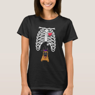 Schwangerschaft Malinois Dog Baby Skeleton X Ray H T-Shirt