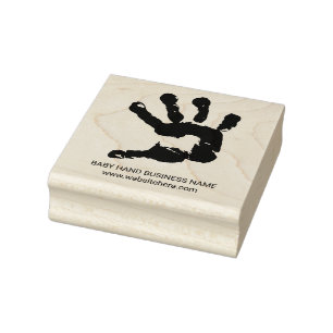 Schwangerschaft Neugeborenes Baby Hand Gummistempel