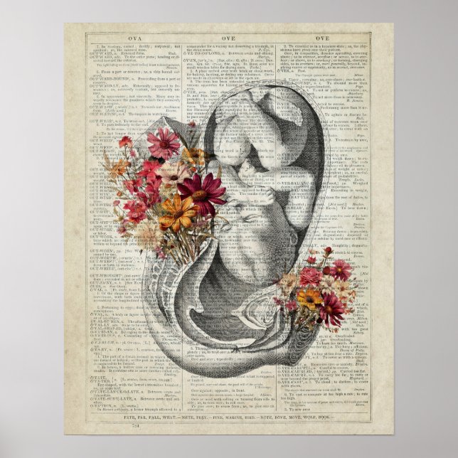 Schwangerschaft OB/GYN Wall Art Poster (Vorne)