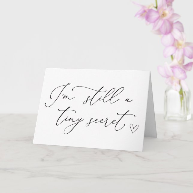 Schwangerschaft Offenbarung Großeltern zu sein Ich Karte (Orchidee)