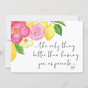 Schwangerschaft Offensichtliche Großelternüberrasc Karte