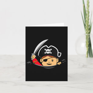 Schwangerschaft Pirate Halloween Mama Kleinkind Sc Karte