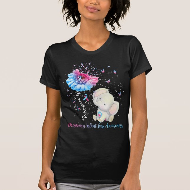 Schwangerschaft Säugling Verlust Bewusstsein T-Shirt (Vorderseite)