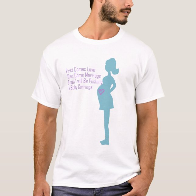 Schwangerschaft T-Shirt (Vorderseite)