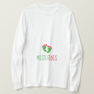Schwangerschafts-Langarm-T-Shirt Little MistleToes T-Shirt