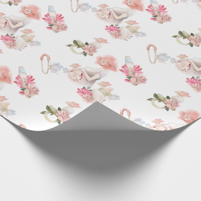 Schwangerschaftsabbruch Geschenkpapier (Ecke)