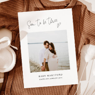 Schwangerschaftsankündigung   Bald auf drei Ankündigung