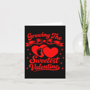 Schwangerschaftsankündigung Das süßeste Valentinst Karte