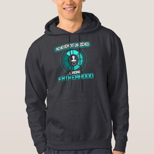 Schwangerschaftsankündigung Erreichbarkeit ungespe Hoodie (Vorderseite)