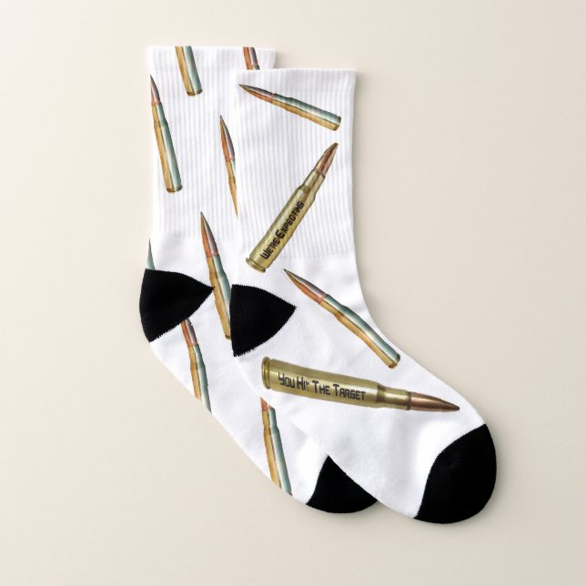 Schwangerschaftsankündigung für Gun-Enthusiast Socken (Paar)