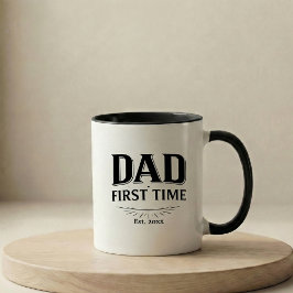 Schwangerschaftsankündigung Geschenk Erster Vater Tasse