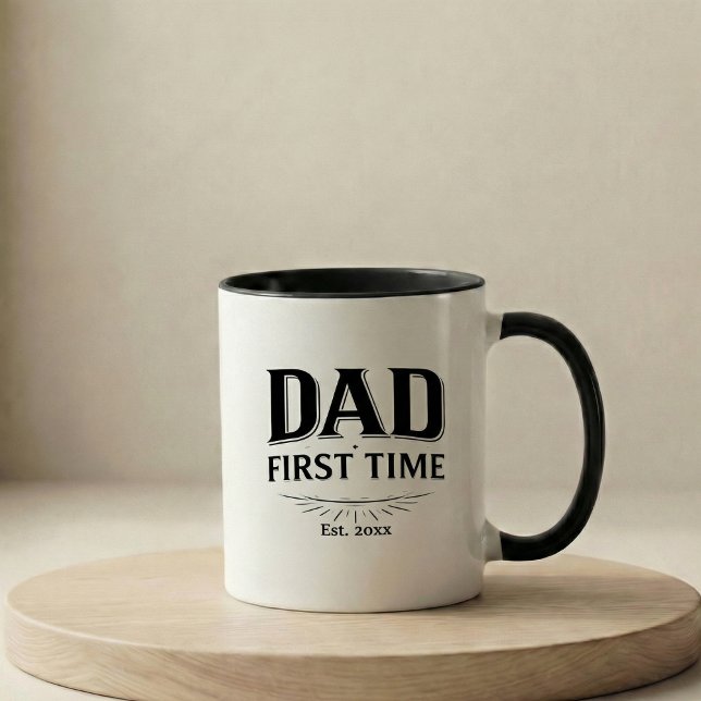Schwangerschaftsankündigung Geschenk Erster Vater Tasse (Von Creator hochgeladen)
