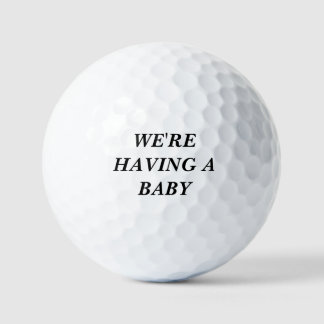 Schwangerschaftsankündigung Golfball